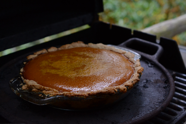 Barbecue Baked Squash-Honey "Pumpkin" Pie // Wayward Spark